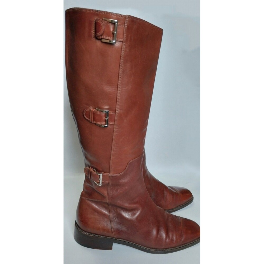 Cole Haan Women’s Brown Leather Boots Made in Italy Size 9B Excellent Condition